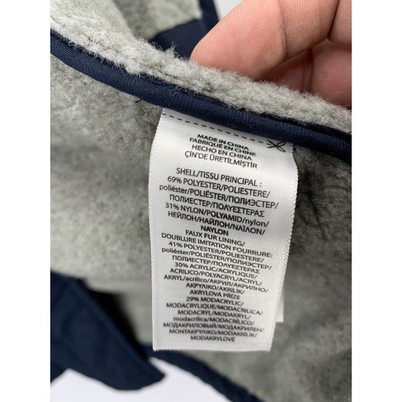 Polo Ralph Lauren Quilted Toggle Faux Shearling Linen Hooded Parka XL $648 (F3) - Picture 8 of 9